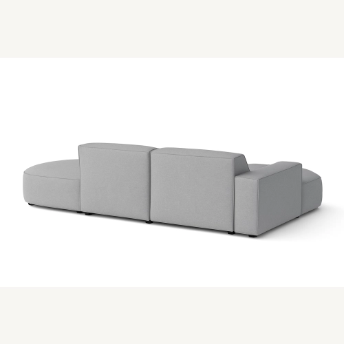 Olio Autentico Sofa narożna w kształcie litery L Tkanina Raven 7
